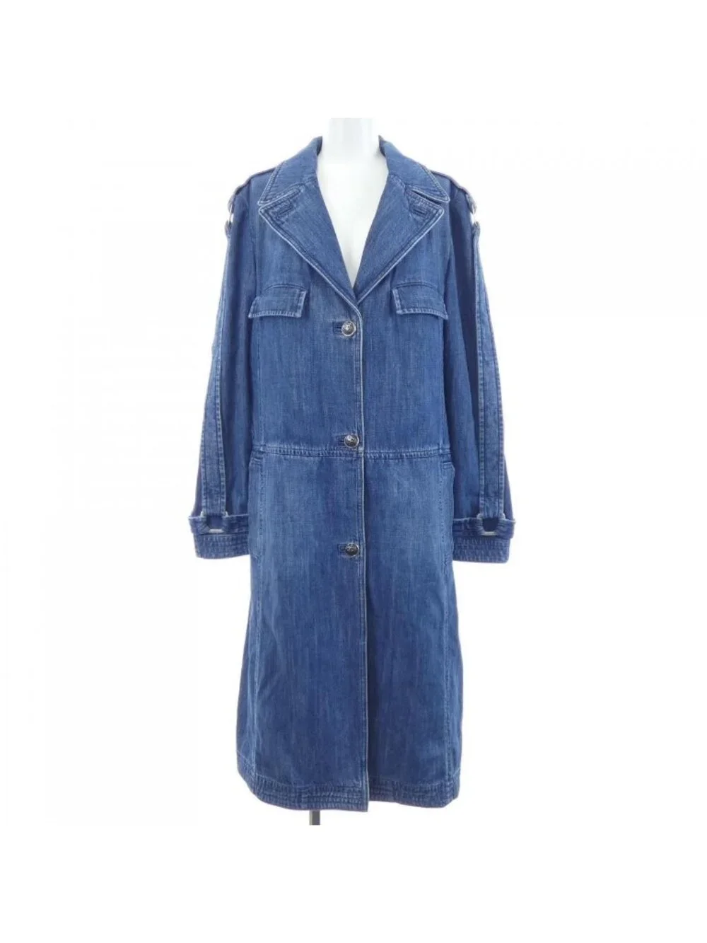 Chanel Coat Blue